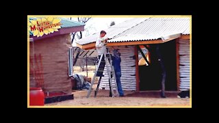 Tree Branch Entry Posts | Underground Earthbag Building | Weekly Peek Ep70