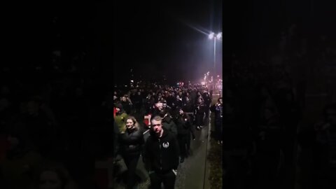 DENMARK - Massive Protest Against Mandates By The "People In Black" Movement In Copenhagen