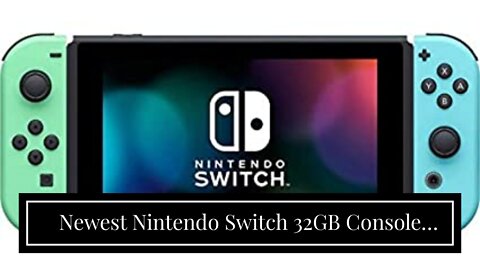 Newest Nintendo Switch 32GB Console with Gray Joy-Con, 6.2" Multi-Touch 1280x720 Display, WiFi,...