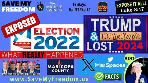Save My Freedom: How They STOLE the 2022 Election | LIVE @ 6pm ET
