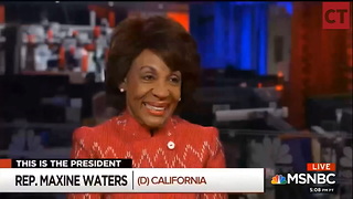 Maxine Waters Statement On Comey So Insane Even Msnbc Calls Her Out