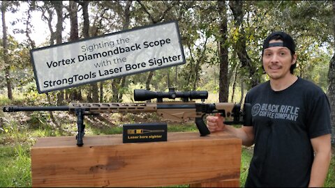 Sighting in the Vortex Diamondback Scope with the StrongTools Laser Bore Sighter