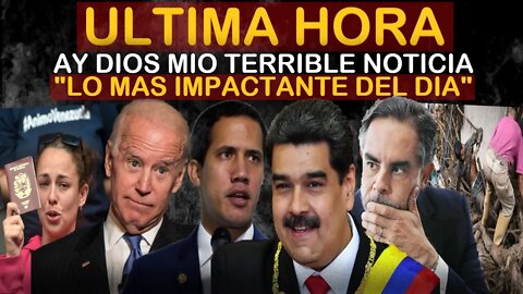 🔴SUCEDIO HOY! URGENTE HACE UNAS HORAS! MIRALO ANTES QUE LO BORREN - NOTICIAS VENEZUELA HOY