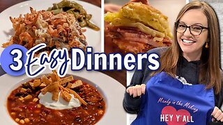 3 EASY DINNER IDEAS | DINNER INSPIRATION | WINNER DINNERS | NO. 121