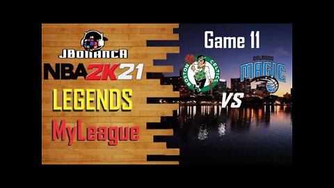 Legends MyLeague: Celtics vs Magic - Game 11 #NBA2K