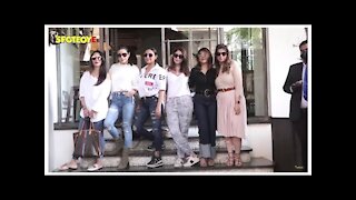 Gauri Khan with AbRam, Maheep Kapoor, Seema Khan, Bhavana Panday Spotted at Tori Bandra | SpotboyE