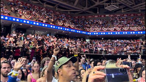 “USA!” Chants During Rally with Kamala Harris and Tim Walz in Philadelphia