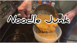 Noodle Junk #hedgehogshomestead #comfortfood