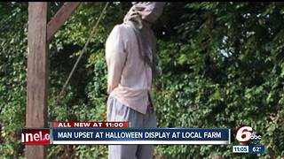 Father upset over inappropriate Halloween display at farm