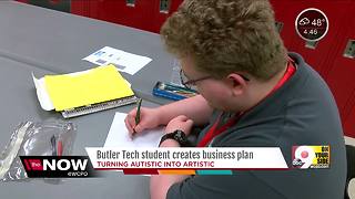 Butler Tech student hopes to use art to raise autism awareness