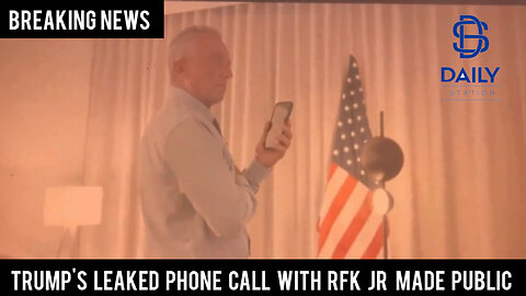 "BIDEN ASKED WHY I TURNED MY HEAD"|Trump's leaked phone call with RFK Jr made public|Breaking|