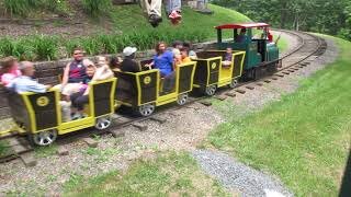 Chair Lift Ride Over The Mouse Mine Train At Tweetsie Railroad