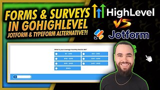 GoHighLevel 📋 Forms, Surveys, & Quizzes To Replace Jotform, TypeForm, & SurveyGizmo - Josh Pocock