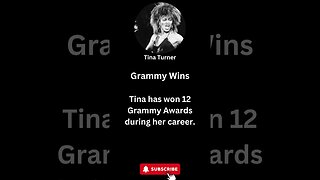 Grammy Glory: Tina Turner's 12 Wins and Counting #shorts #tinaturner #rocknroll