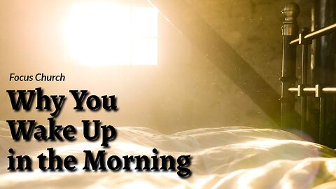 Why You Wake Up in the Morning