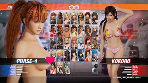 死或生6 Dead Or Alive 6 Nude mod - Kula Diamond 霞PHASE-4 VS 心kokoro格斗游戏性感裸体皮肤mod [R18+]