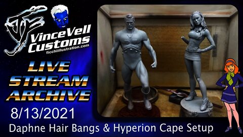 VinceVellCUSTOMS Live Stream -Hyperion Cape & Daphne Hair Bangs