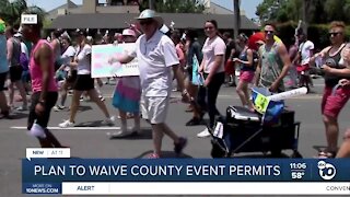 Plan to waive county event permits