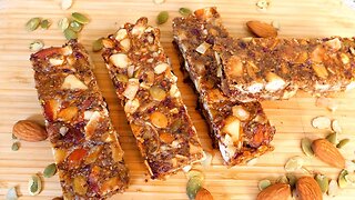 Keto vegan granola energy bars | Keto vegan gluten-free