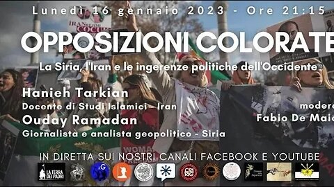 Opposizioni colorate: la Siria, l'Iran e le ingerenze politiche dell'Occidente