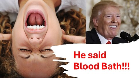 Trump Calls for Blood, NOT