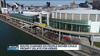 Route changes on Detroit People Mover could prompt delays for riders