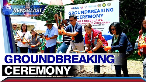 Groundbreaking ceremony ng proyektong LAWA, inilunsad sa Monkayo, Davao de Oro