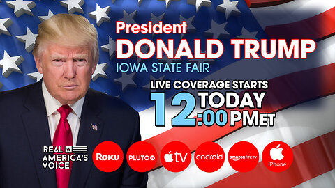 PRESIDENT TRUMP LIVE FROM THE IOWA STATE FAIR 8-12-23