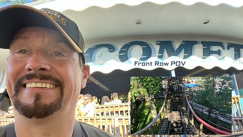 COMET at WALDAMEER PARK, Erie, Pennsylvania, USA [Front Row POV]