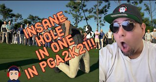 PGA Tour 2K21 Unbelievable Hole in One!!