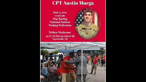 CPT. Austin Murga's Parking Space Dedication!