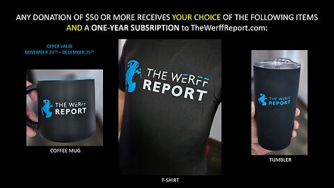 Massive Announcement From The Werff Report