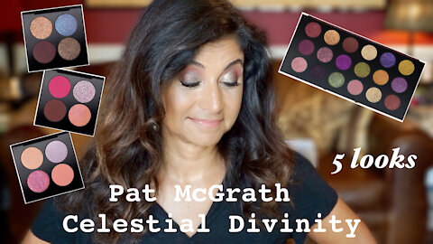 Pat McGrath Celestial Divinity | Mothership Mega & Luxe Quads - 5 Looks |