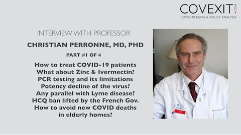 Professor Christian Perronne Interview with Covexit - Part 1