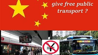 Chinese Government vs the world in regards to public transport concessions. Free transport policy.