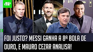 "O Messi é GENIAL, mas a ESCOLHA dele como MELHOR DO MUNDO foi..." Mauro Cezar ANALISA Bola de Ouro!