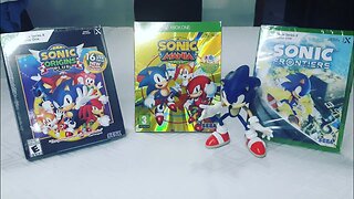 Sonic Origins Plus + Sonic Mania plus + Sonic frontiers, Unboxing.