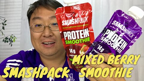 On-The-Go Mixed Berry Fruit Smoothie Snack by SmashPack Review