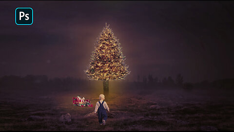 Xmass Tree in Photoshop