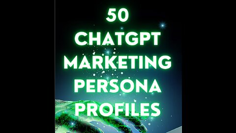 Attention #marketing 50 ChatGPT Marketing Persona Profiles #subscribe