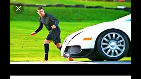 Christiano Ronaldo vs Bugatti Veryo