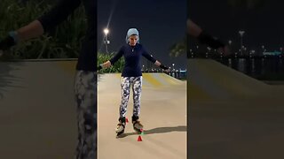 Criss Cross | Freestyle Slalom Trick #skateweaver #shorts