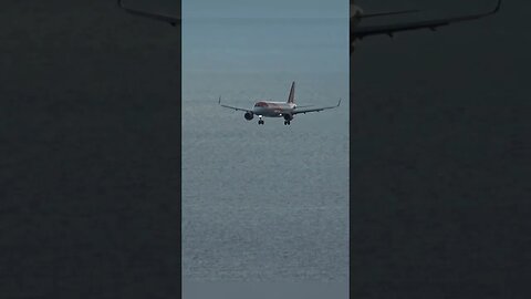 Flying Over the Alboran on Approach to Gibraltar Airport