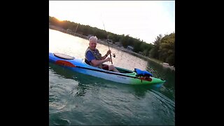 doing some kayak fishing