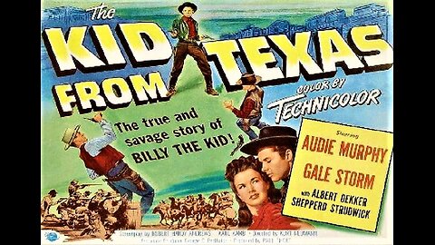 THE KID FROM TEXAS 1950 Audie Murphy Portrays Billy the Kid FULL MOVIE in HD