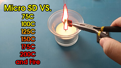 Micro SD Card VS. 75C - 200C & Fire