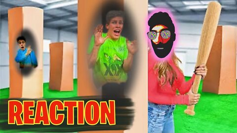 Ben Azelart REACTION | EXTREME HIDE AND SEEK BOXES CHALLENGE!