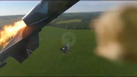 Russian Pilot Ejecting From Shot Down SU-25 At Extrem Low Altitude - Helmet Cam GoPro POV