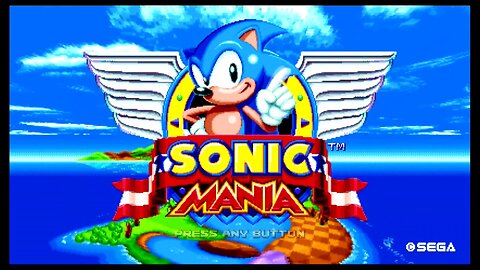 Sonic Mania Raw Gameplay Footage Game Play - Levels 1-1 thru 2-1 - Watch Us Die A LOT!
