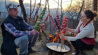 Country Life Vlog: Cooking and Eating Veal Kebabs in the Great Outdoors